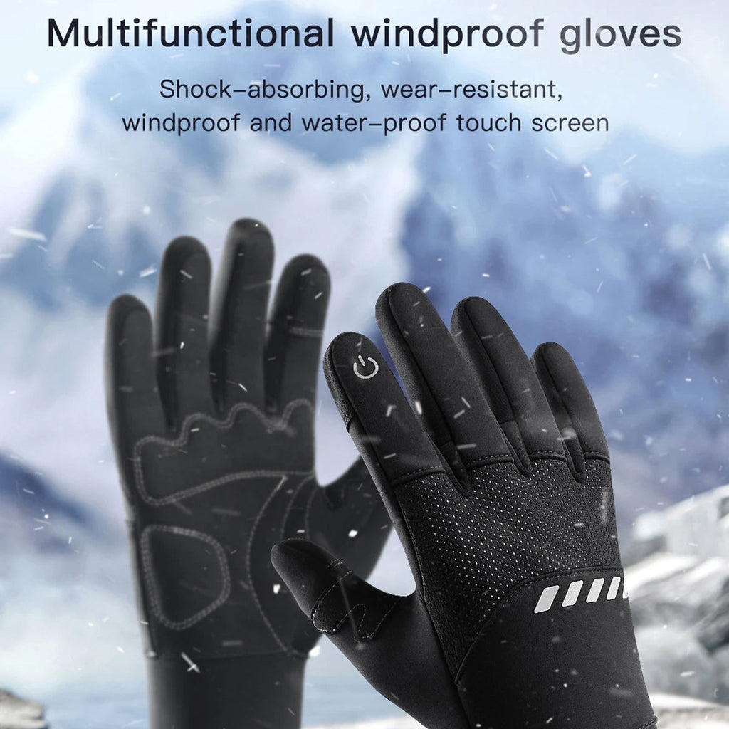 GlovyClik Thermal Gloves reflective details