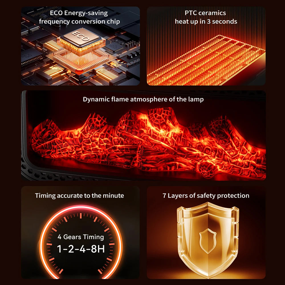 GlowCozi Portable Heater design view