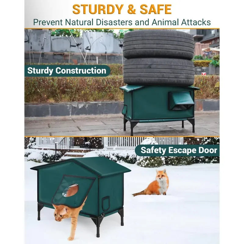 HeasCamis Heated Cat House detail view