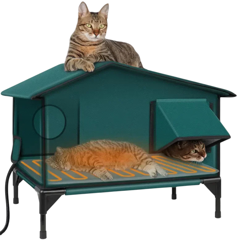 HeasCamis Heated Cat House