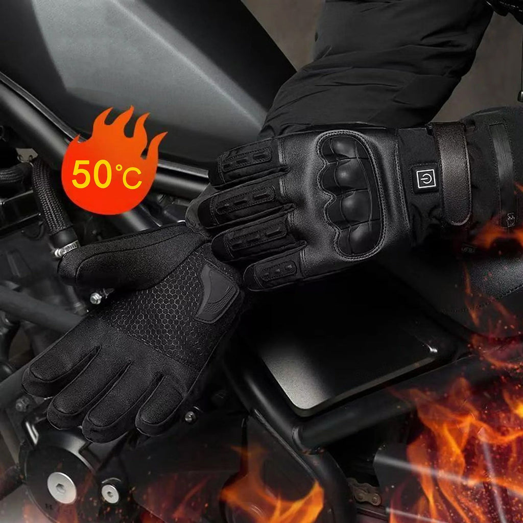 HeateRider Heated Gloves heating across fingers and back of hand
