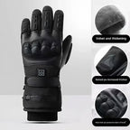 HeateRider Heated Gloves TPU knuckle armour