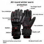 HeateRider Heated Gloves adjustable wrist strap and cuff