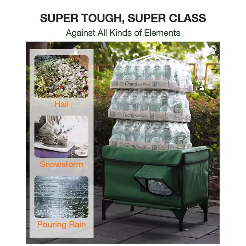 HeatoPury Heated Outdoor Cat House