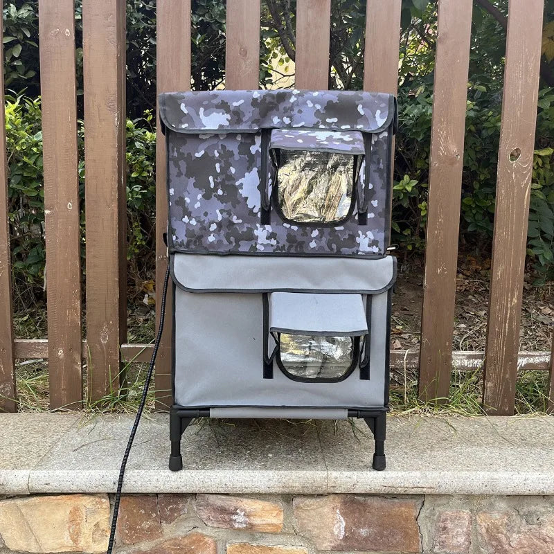 HeatoPury Heated Outdoor Cat House