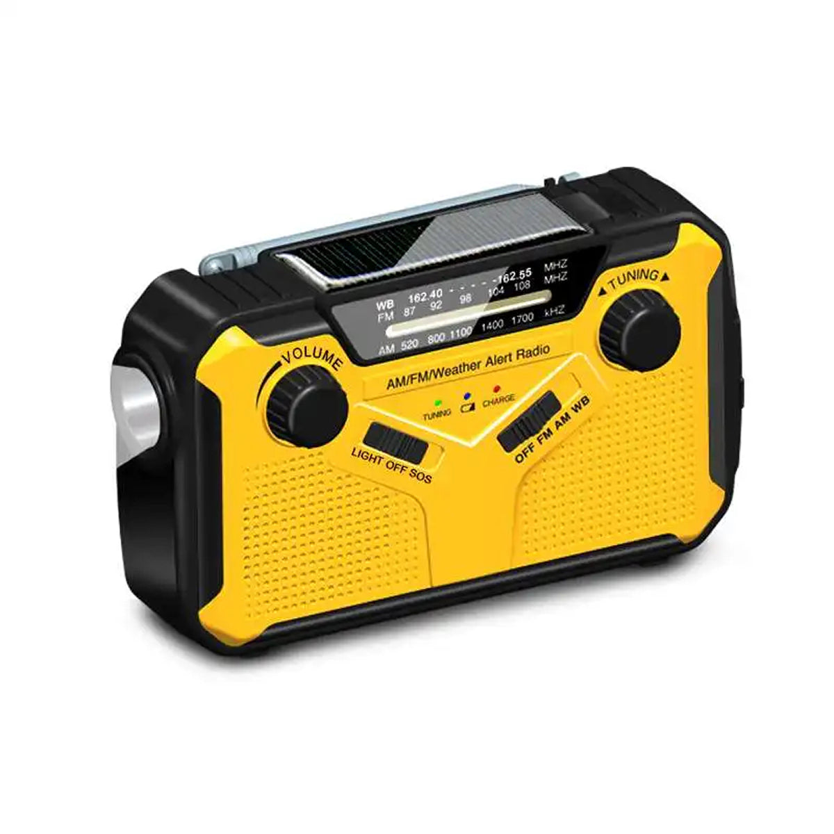 HelioWavx Emergency Radio angled view