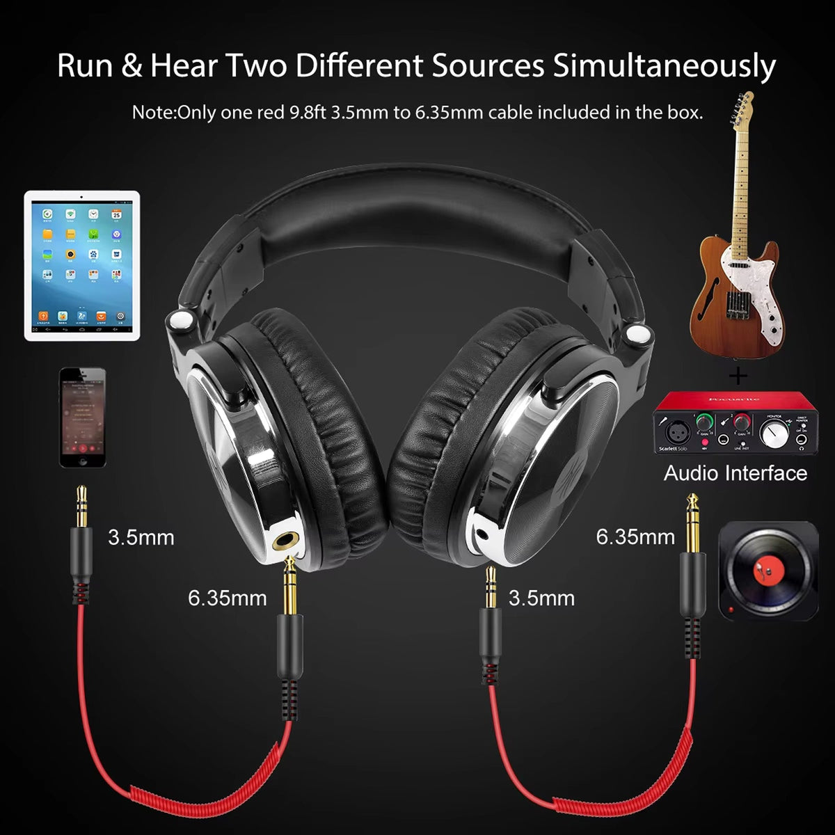 IndyHeary Studio Headphones colour close-up