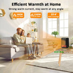 InisHity Ceramic Fan Heater controls view