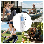 Klentax Water Filter Bottle components