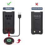KrypxiWix Walkie Talkie angled view