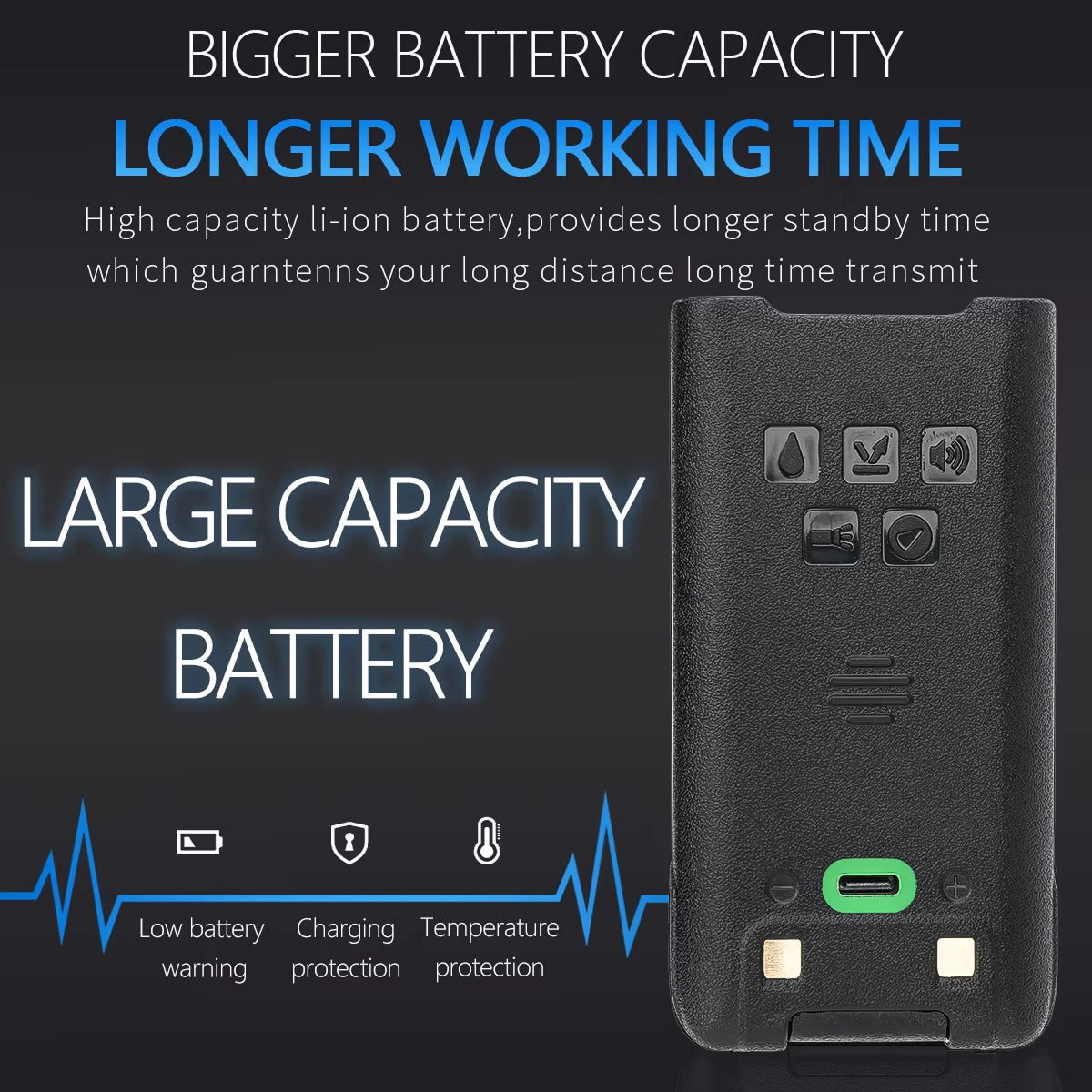 KrypxiWix Walkie Talkie detail close-up