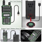 KrypxiWix Walkie Talkie in use outdoors