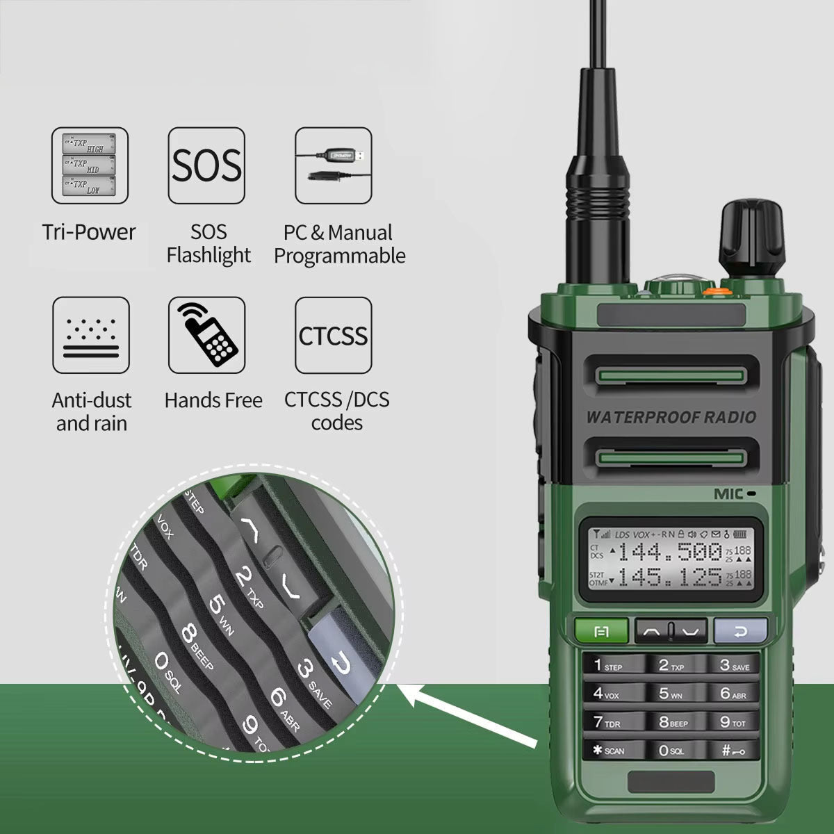 KrypxiWix Walkie Talkie lifestyle view