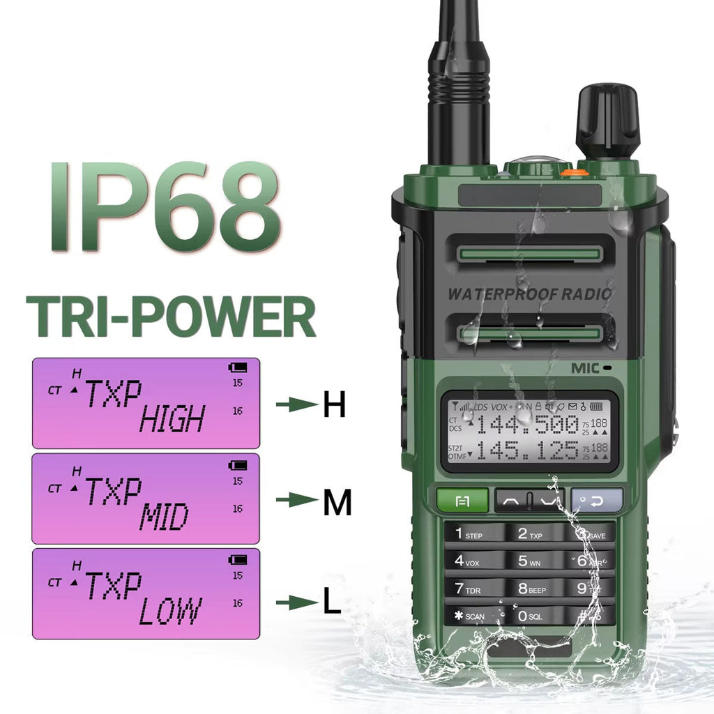 KrypxiWix Walkie Talkie outdoor setting