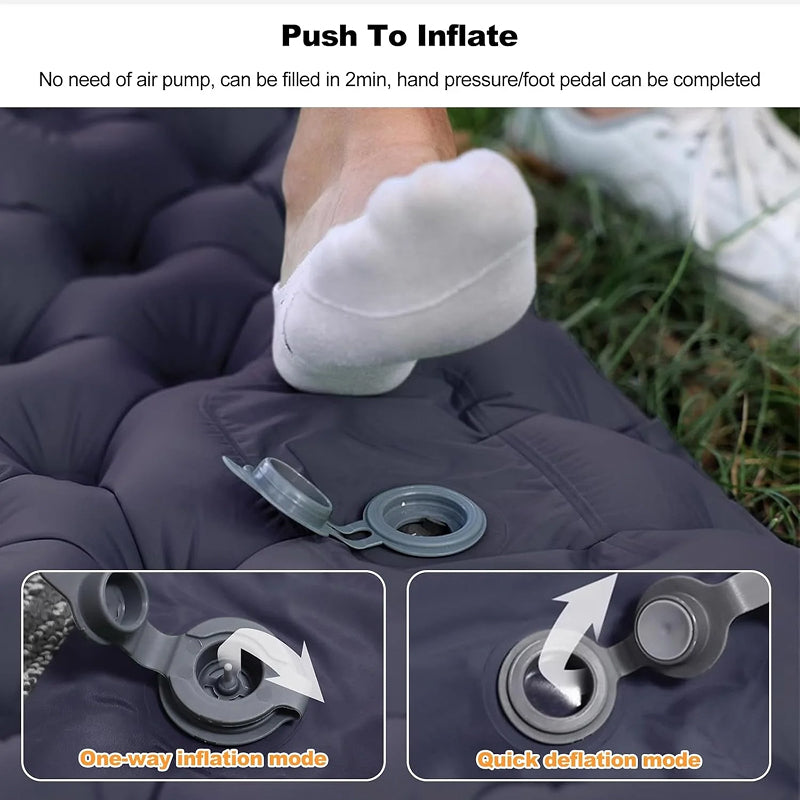 MatpiVat Double Camping Mattress 50D nylon material