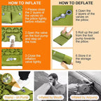 MatpiVat Double Camping Mattress outdoors