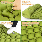 MatpiVat Double Camping Mattress silent tear-resistant 50D nylon TPU