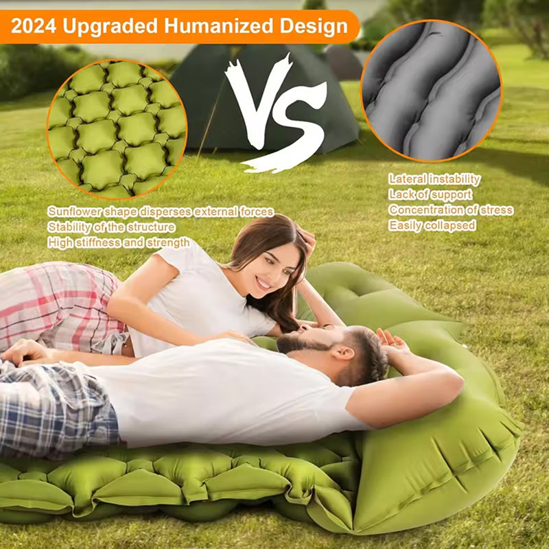 MatpiVat Double Camping Mattress sunflower cell technology