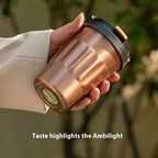 MugixCup Insulated Coffee Mug swivel lid detail