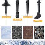 NordVaxi Nordic Walking Poles close-up