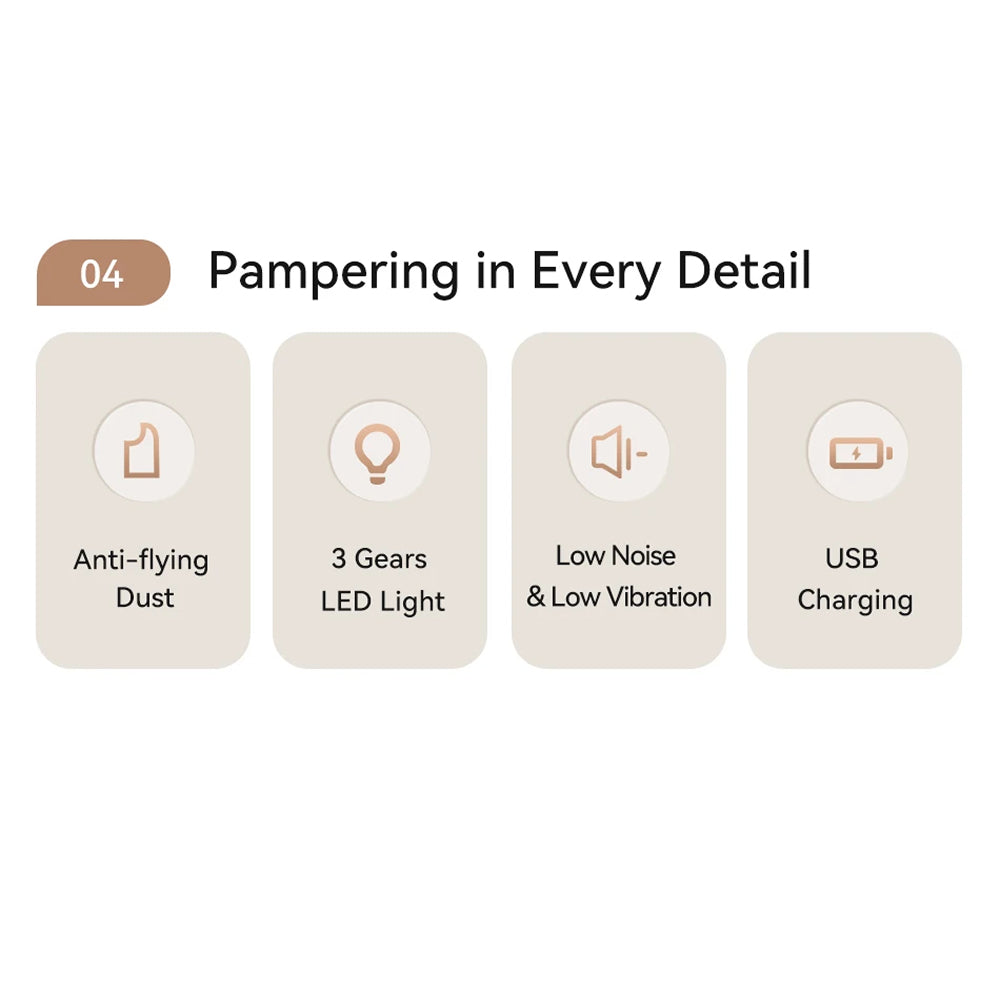 PawGrixa Dog Nail Grinder design view