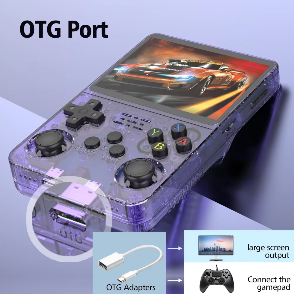 PixelPorti Retro Game Console handheld view
