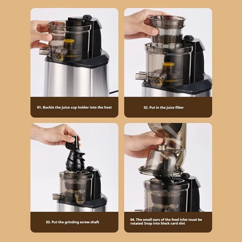 PressVoxa Cold Press Juicer design detail