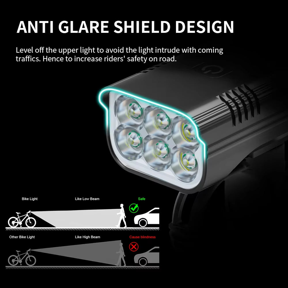PumiLoci Bike Light beam illustration