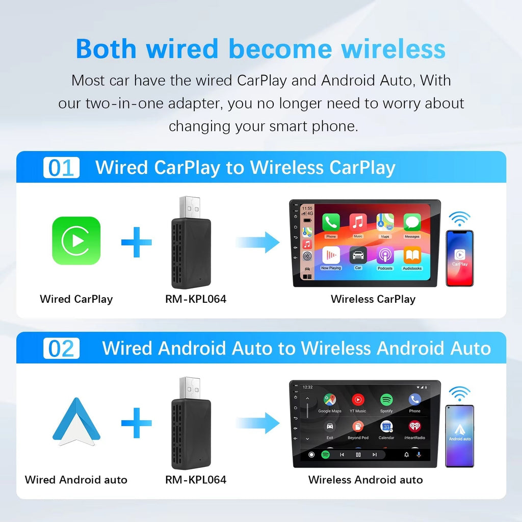 RoadyCast Wireless CarPlay Adapter alternate angle