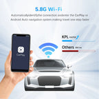 RoadyCast Wireless CarPlay Adapter on the dashboard