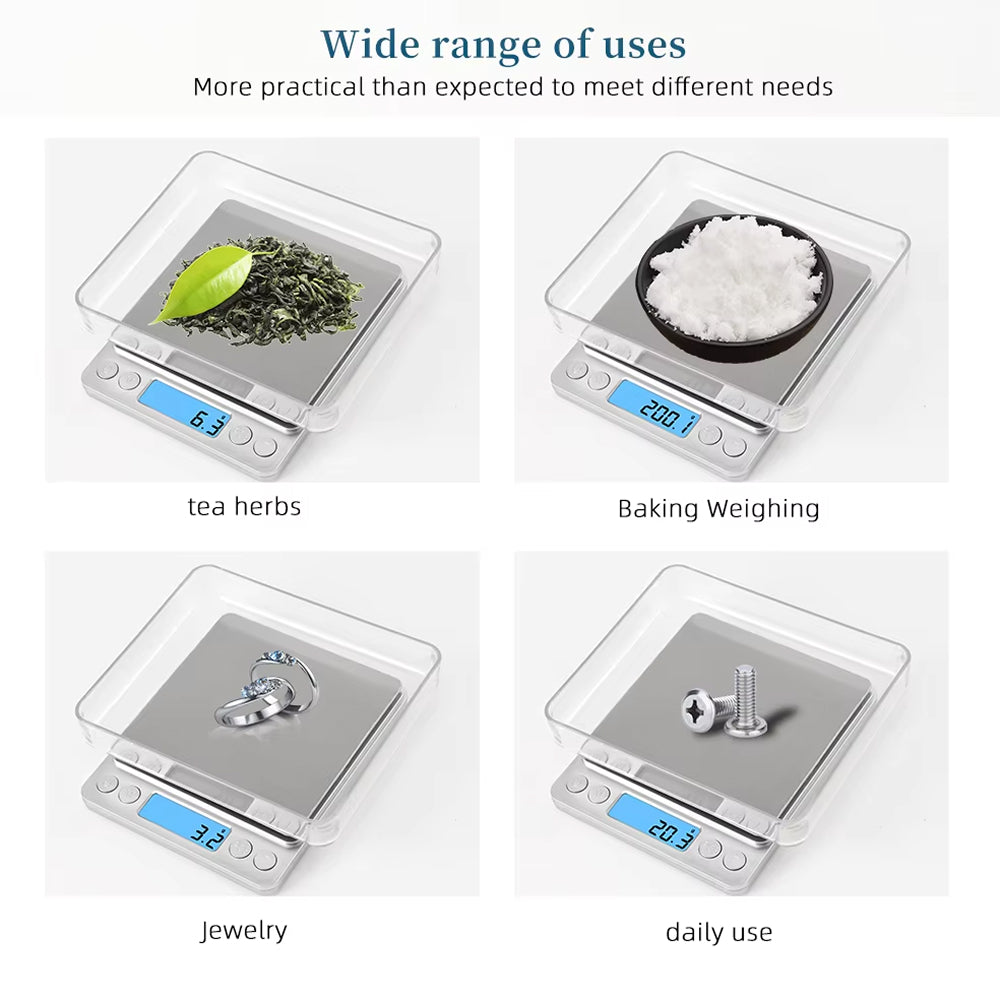 Scalevyx Kitchen Scale in use
