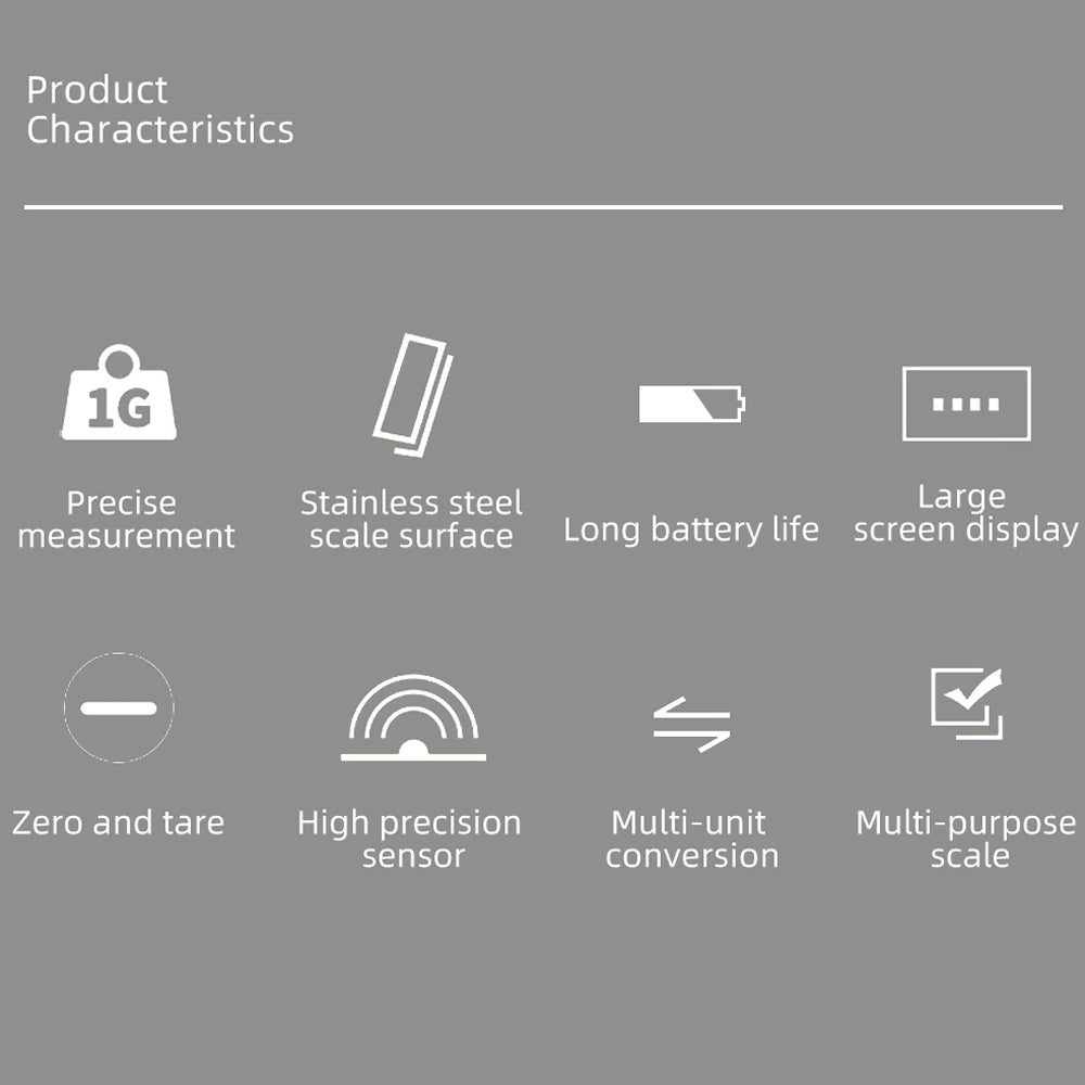 Scalevyx Kitchen Scale product overview