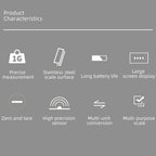 Scalevyx Kitchen Scale product overview