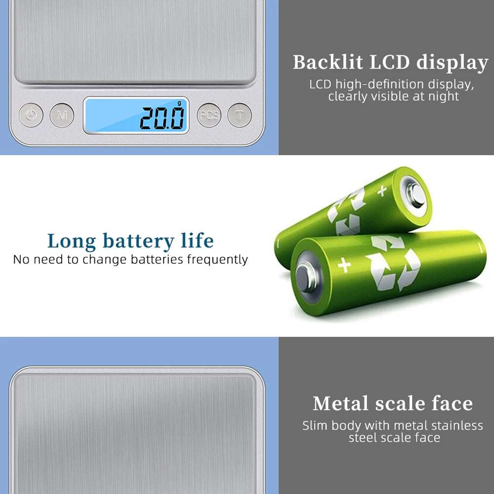 Scalevyx Kitchen Scale slim profile