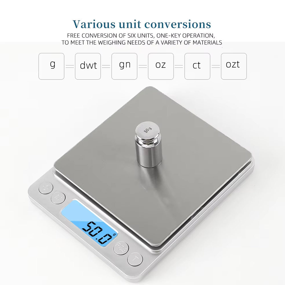 Scalevyx Kitchen Scale with weighing trays