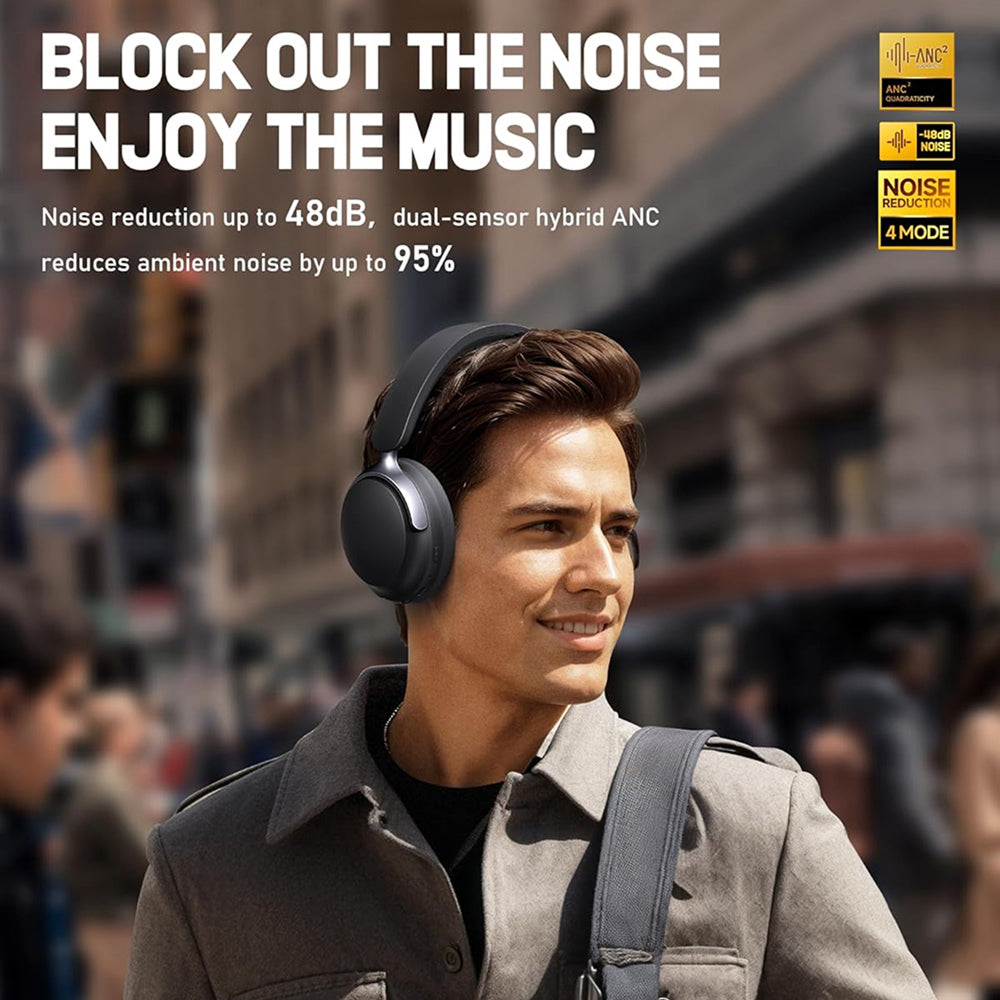 SilentBeat ANC Headphones in black