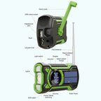 SirexPing Hand Crank Radio design view