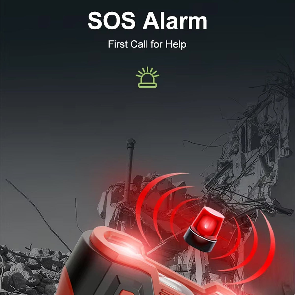 SirexPing Hand Crank Radio overview photo