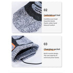 SkiHeati Heated Ski Socks side view