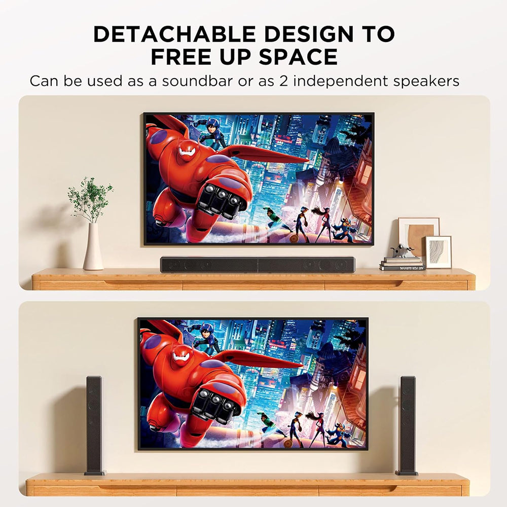 SonicMuzi Soundbar at home