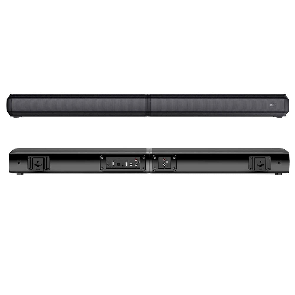 SonicMuzi Soundbar in use