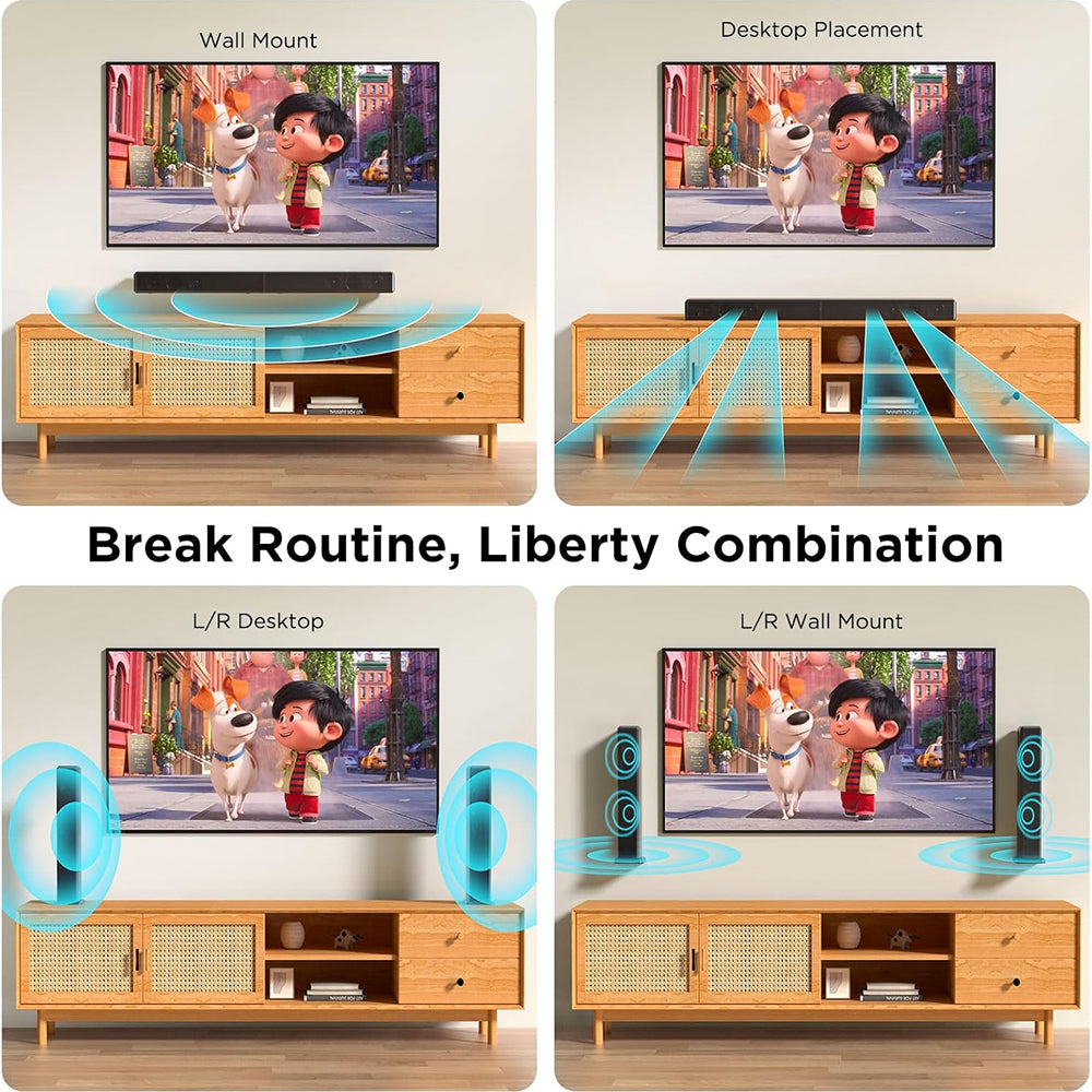 SonicMuzi Soundbar sound features
