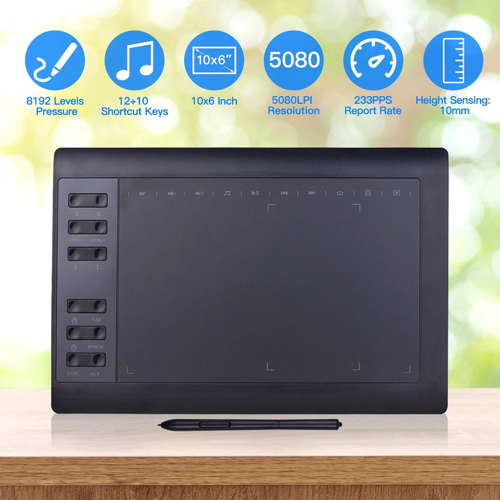 TabPenca Drawing Tablet and stylus kit