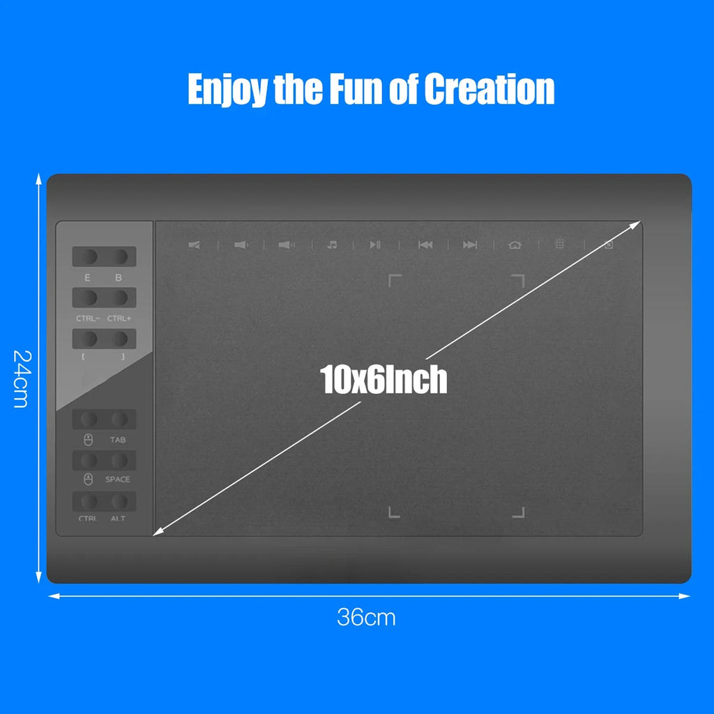 TabPenca Drawing Tablet slim design