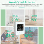 TempiWave Smart WiFi Thermostat 2.5D curved glass