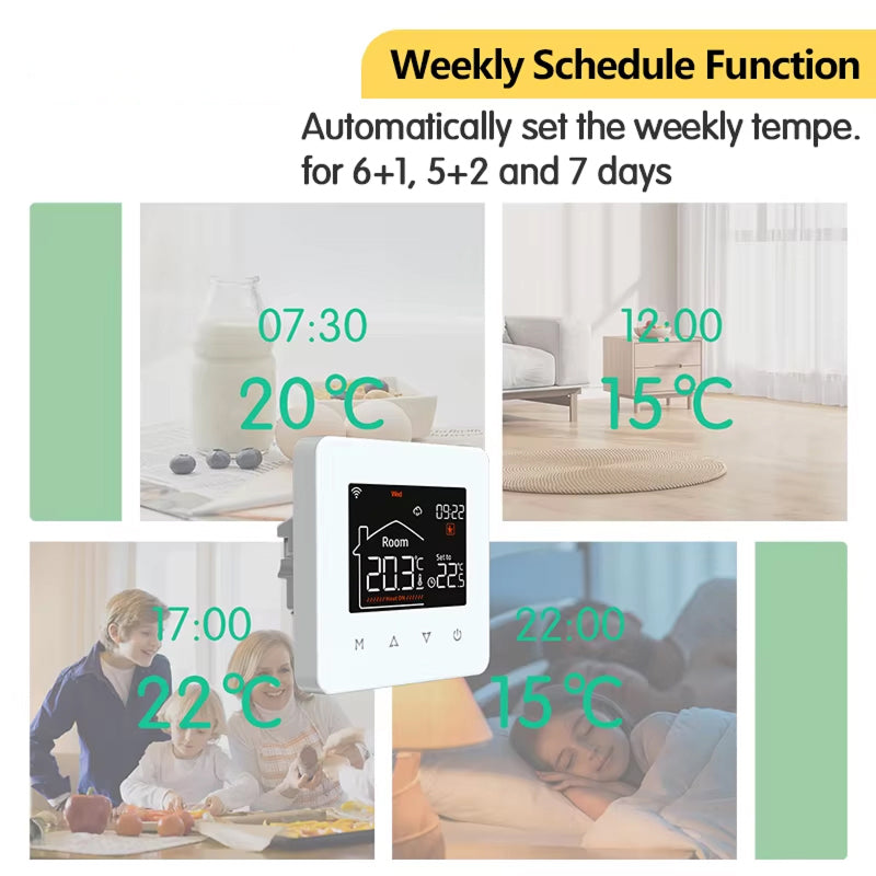 TempiWave Smart WiFi Thermostat wiring details