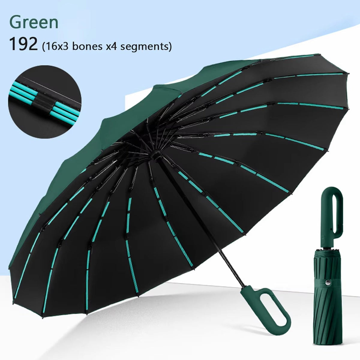 TempoEsta Storm Umbrella feature detail