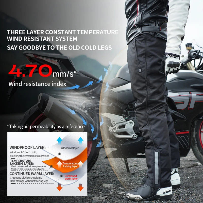 TherriVox Heated Motorcycle Pants design detail