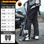 TherriVox Heated Motorcycle Pants features graphic