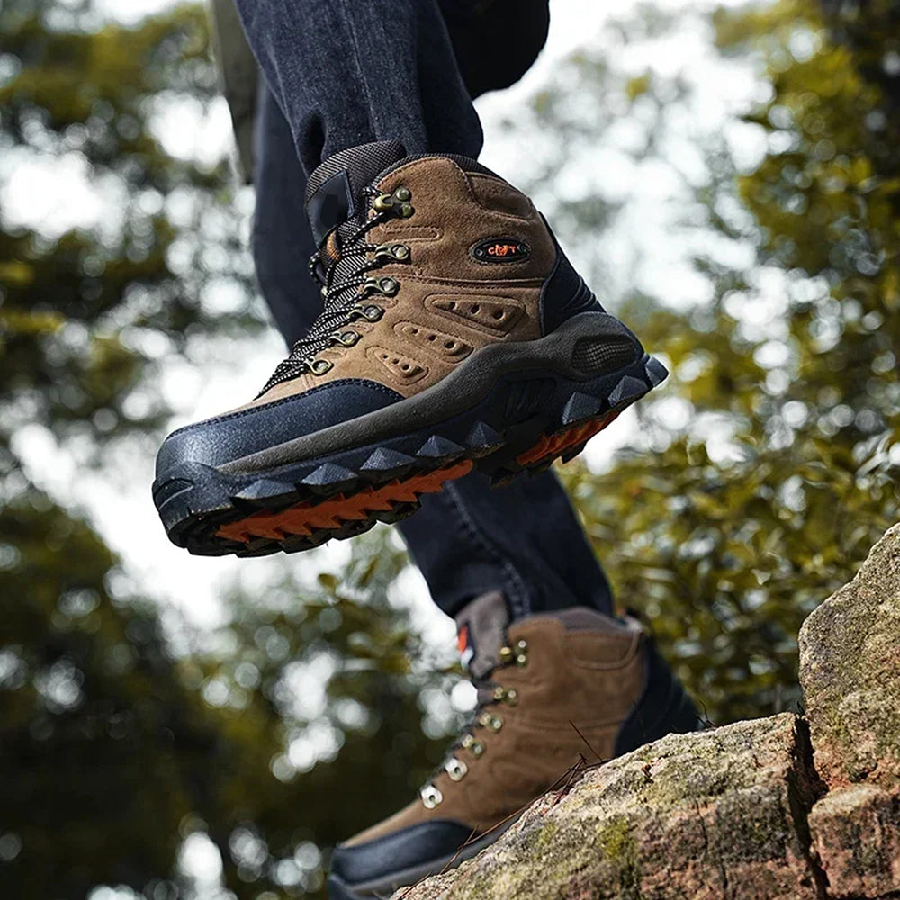 TrekVorax Hiking Boots breathable mesh lining